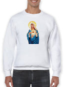 Immaculate Virgin Mary Sweatshirt Men's -GoatDeals Designs