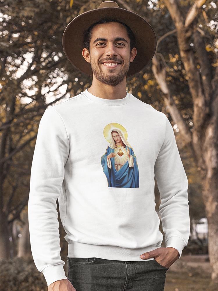 Immaculate Virgin Mary Sweatshirt Men's -GoatDeals Designs