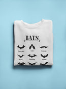9 Types Of Bats Sweatshirt Men's -GoatDeals Designs