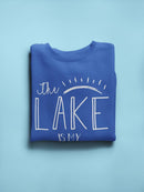 I'm Happy At The Lake Sweatshirt Women's -GoatDeals Designs