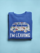 I'm Leaving Retro Style Van Sweatshirt Women's -GoatDeals Designs