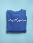Coffee Is My Heartbeat Sweatshirt Women's -GoatDeals Designs