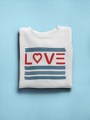 Love In Futuristic Design Sweatshirt Women's -GoatDeals Designs
