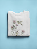 Realistic Snap Of 2 Hummingbirds Sweatshirt Women's -GoatDeals Designs