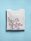 Colorful Cherry Blossom Branch Sweatshirt Women's -GoatDeals Designs