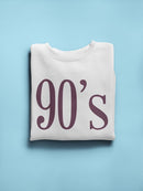 90's Burgundy Colored Title Sweatshirt Women's -GoatDeals Designs