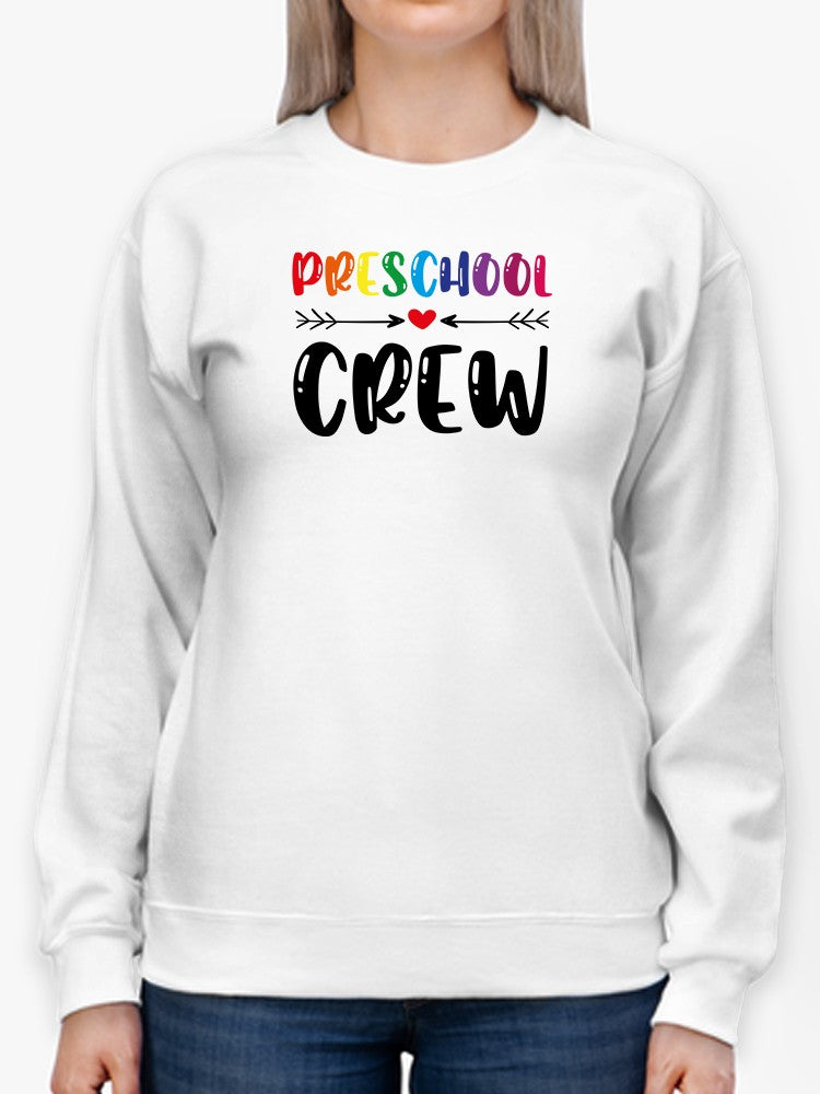 Colorful Preschool Title Sweatshirt Women's -GoatDeals Designs