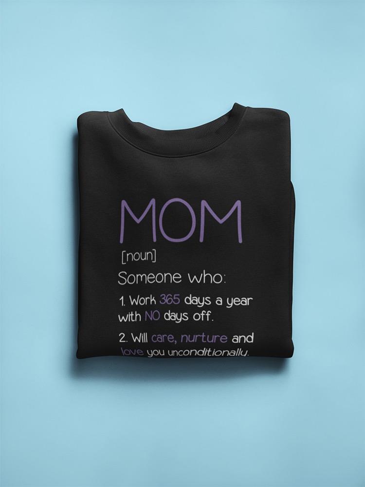 Funny Definition Of Mom Sweatshirt Women's -GoatDeals Designs