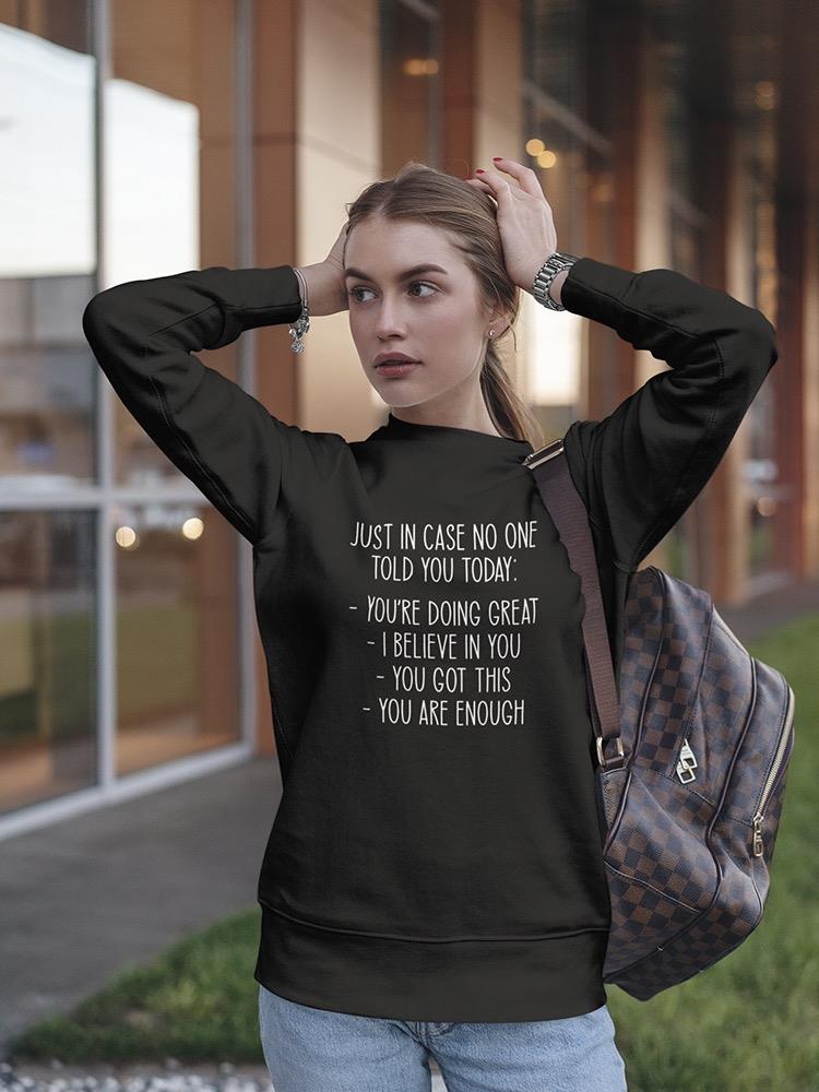 4 Wholesome Reminders Sweatshirt Women's -GoatDeals Designs