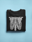Realistic Rib Cage Image Sweatshirt Women's -GoatDeals Designs
