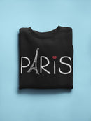 Pretty Paris Title Sweatshirt Women's -GoatDeals Designs