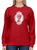 Beautiful Skeleton Princess  Sweatshirt Women's -GoatDeals Designs