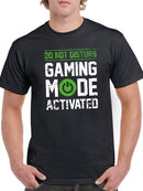 Gaming Mode Activated Tee Men's -GoatDeals Designs
