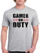 Gamer On Duty Tee Men's -GoatDeals Designs