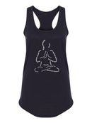 Meditating Text Tank Women's -GoatDeals Designs