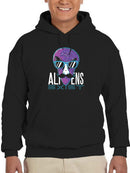 Aliens Exist Funny Alien Hoodie Men's -GoatDeals Designs