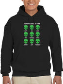 The Many Moods Of An Alien Hoodie Men's -GoatDeals Designs