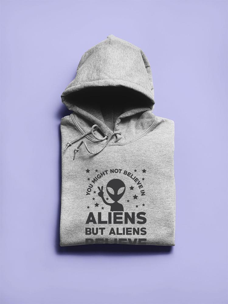 Aliens Funny Design Hoodie Men's -GoatDeals Designs