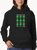 Alien Moods Hoodie Women's -GoatDeals Designs