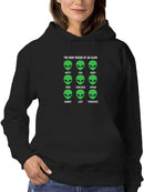 Alien Moods Hoodie Women's -GoatDeals Designs