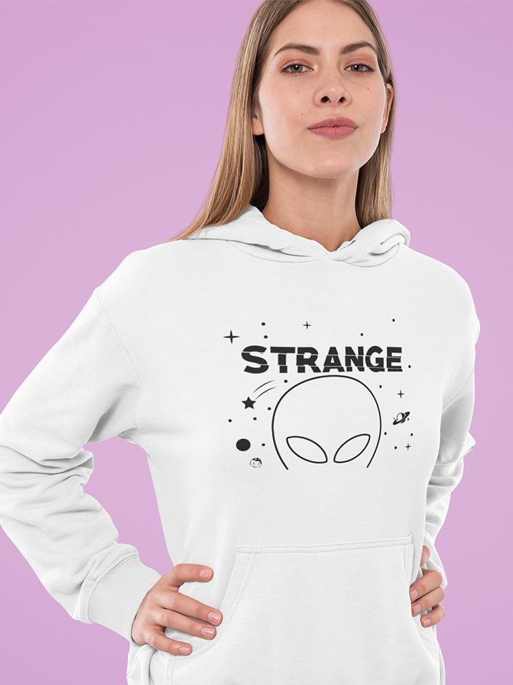 Cool Strange Alien Design Hoodie Women's -GoatDeals Designs