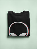 Smiling Alien Head Sweatshirt Men's -GoatDeals Designs