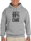 I Just Care One Percent Hoodie Men's -GoatDeals Designs