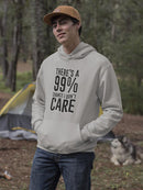 I Just Care One Percent Hoodie Men's -GoatDeals Designs