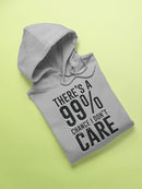 I Just Care One Percent Hoodie Men's -GoatDeals Designs