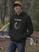 I'm Thinking Quote Hoodie Men's -GoatDeals Designs