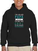 Call Me Papa I'm Cool Grandpa Hoodie Men's -GoatDeals Designs