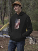 Flag Vertical Grunge Style Hoodie Men's -GoatDeals Designs
