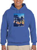 Summertime Sunset Art Hoodie Men's -GoatDeals Designs