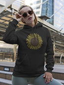 Cute Sunflower Drawing Hoodie Women's -GoatDeals Designs