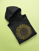 Cute Sunflower Drawing Hoodie Women's -GoatDeals Designs