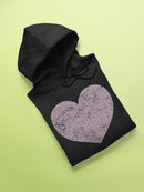 Heart With Black Dots Paint Hoodie Women's -GoatDeals Designs