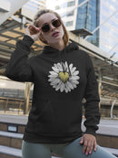 Daisy Flower Drawing Hoodie Women's -GoatDeals Designs