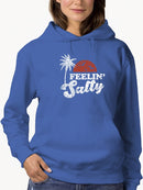 Feeling Salty Chalk Style Hoodie Women's -GoatDeals Designs