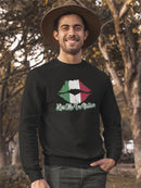 Kiss Me I'm Italian Quote Sweatshirt Men's -GoatDeals Designs