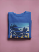 Summer Vibes Sunset Beach Sweatshirt Men's -GoatDeals Designs