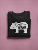 Mama Bear Outline Drawing Sweatshirt Women's -GoatDeals Designs
