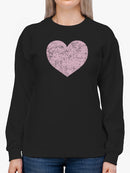Heart With Little Black Dots Sweatshirt Women's -GoatDeals Designs