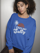 Summertime Feeling Salty Sweatshirt Women's -GoatDeals Designs