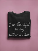 Thankful For Who Cares For Me Sweatshirt Men's -GoatDeals Designs