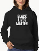 Blm Tagline Hoodie Women's -GoatDeals Designs