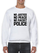 Protest Movement Slogan Sweatshirt Men's -GoatDeals Designs