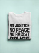 Protest Movement Slogan Sweatshirt Men's -GoatDeals Designs