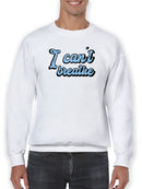 I Can't Breathe Brush Style  Sweatshirt Men's -GoatDeals Designs