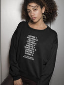 Don't Forget The Names Sweatshirt Women's -GoatDeals Designs