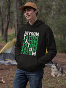 Jayson Tatum White And Green Hoodie Men's -GoatDeals Designs